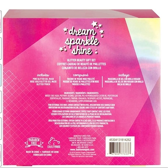 Glitter Beauty Face Mask with Glittery Sparkle Pouch Gift Set - Picture 7 of 11